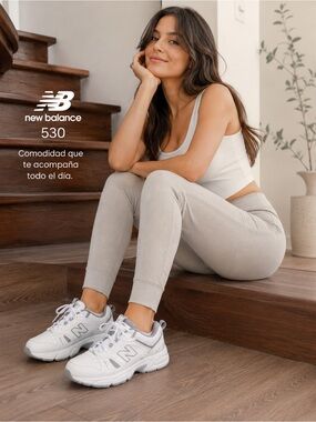 New Balance Women's Light Gray Ribbed Leggings